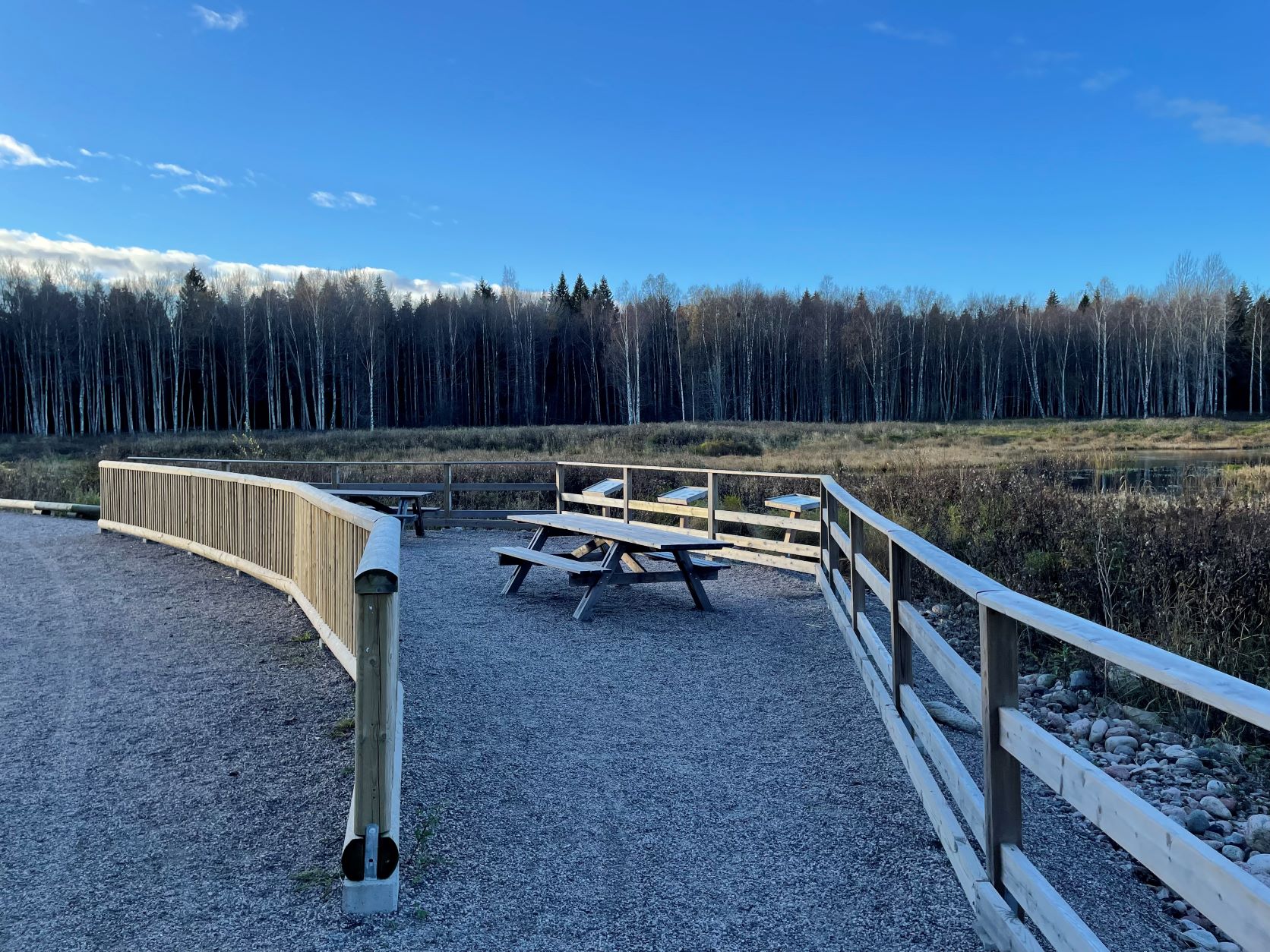 Rastplats vid Sätra tillgänglighetsspår