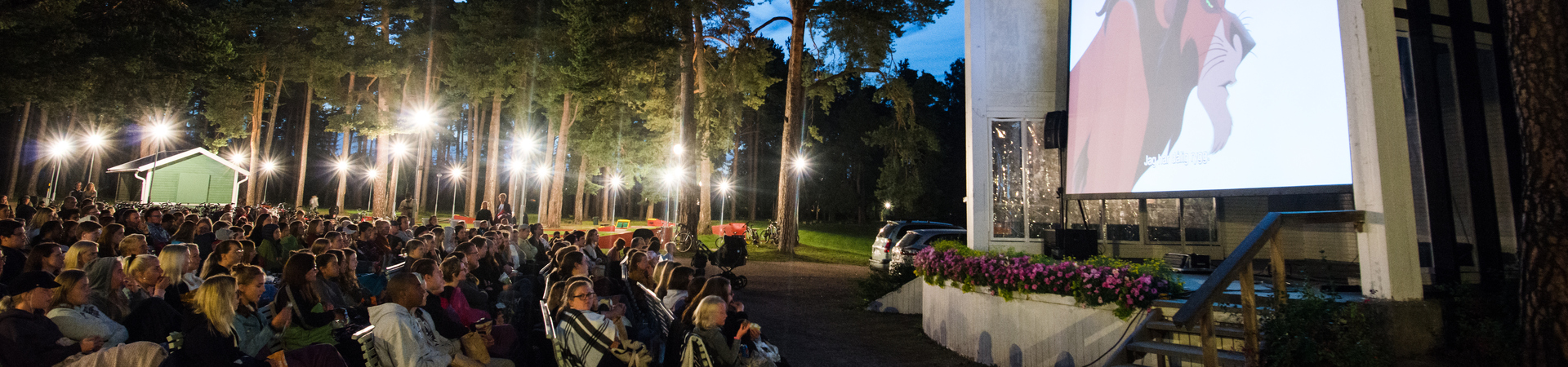 Utomhusbio i boulognerskogen