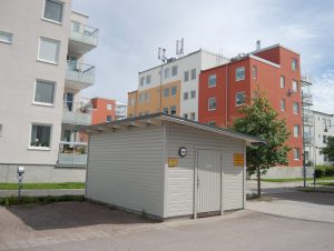 Sophus vid bostadsområde.