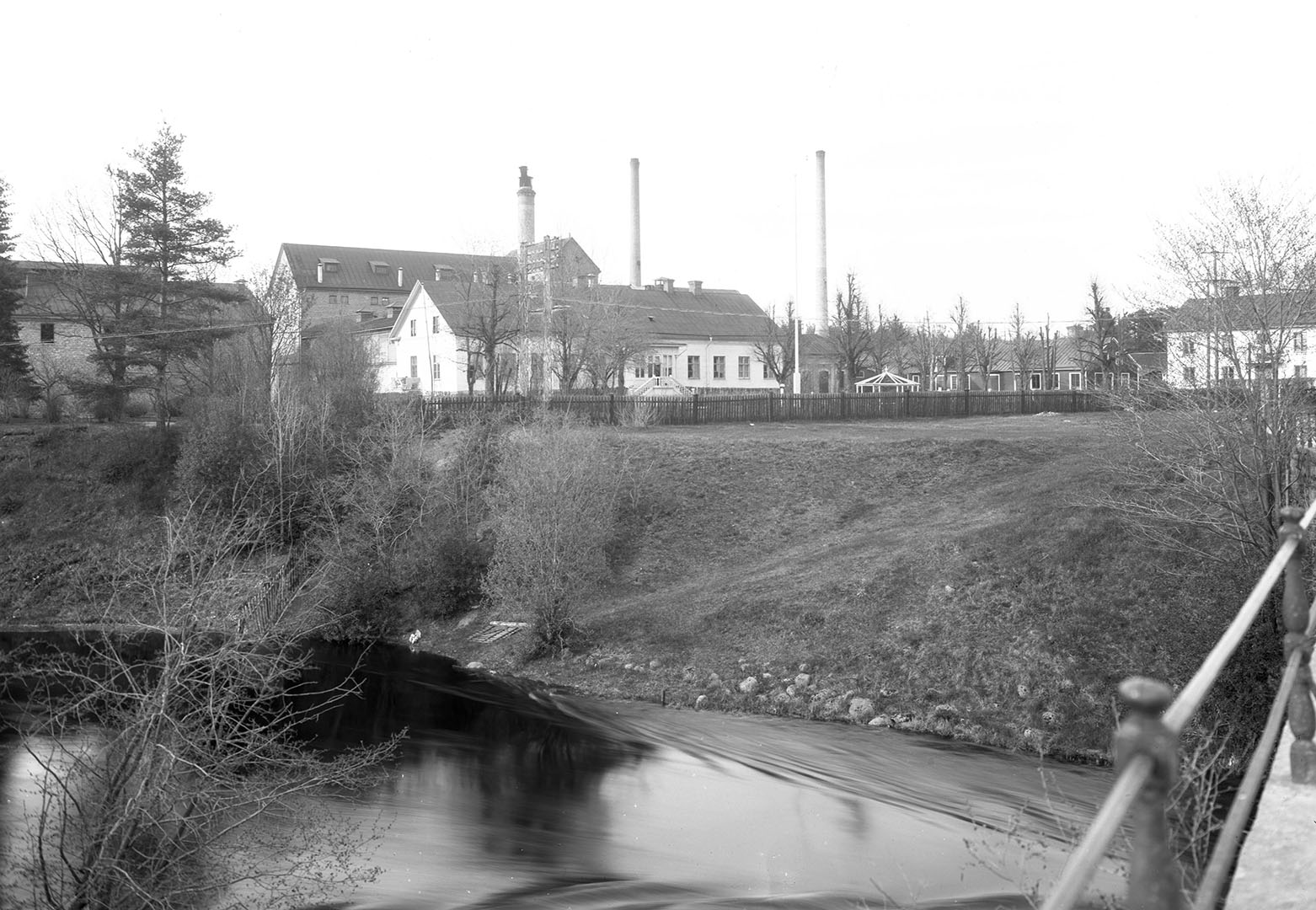 Gefle Bryggeri AB vid Gustafsbro, Västra vägen. Fotograf okänd, cirka 1927. FO/17985.