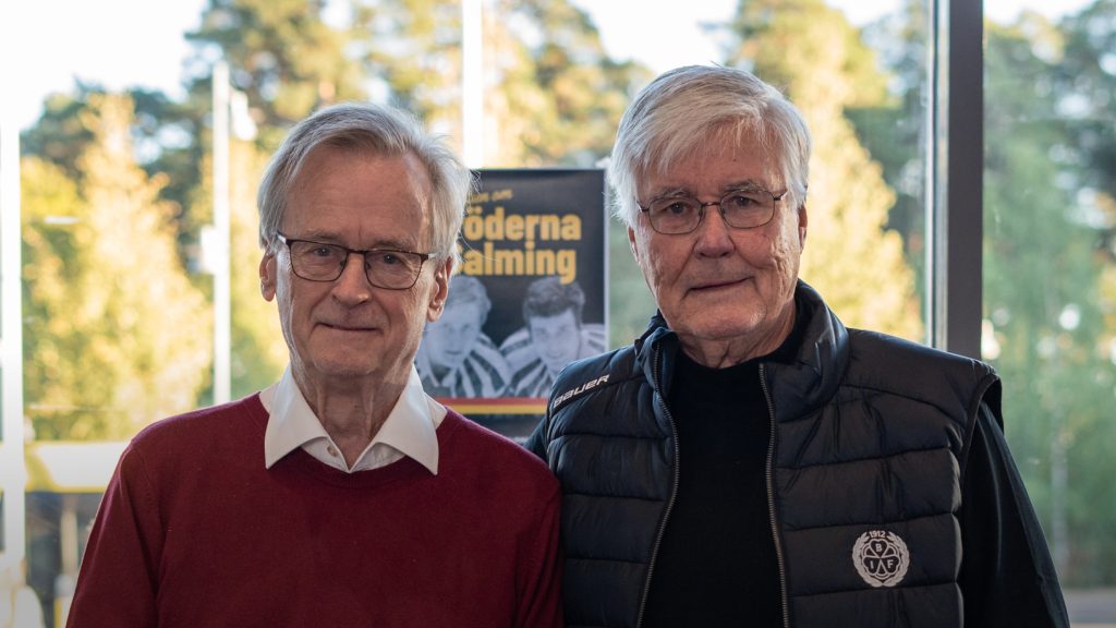 Ulf Kriström och Stig Salming foto Johan Hallman, Brynäs IF