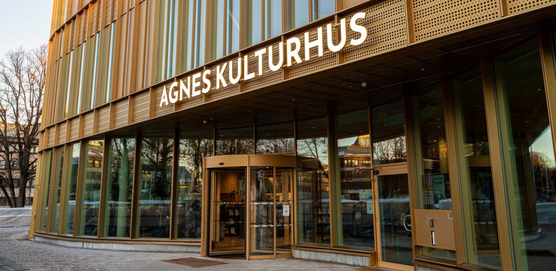 Agnes Kulturhus fasad och entré